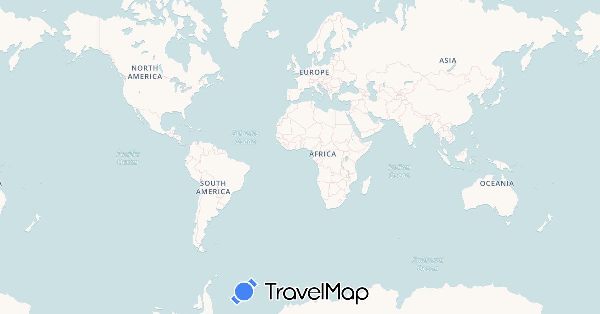 TravelMap itinerary: driving, bus, plane, cycling, train, hiking, boat in Austria, Switzerland, Germany, Spain, United Kingdom, Morocco, Mexico, Malaysia, Portugal, Singapore, United States, Vietnam (Africa, Asia, Europe, North America)